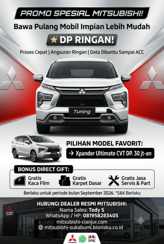 Promo DP Minim Xpander Ultimate CVT